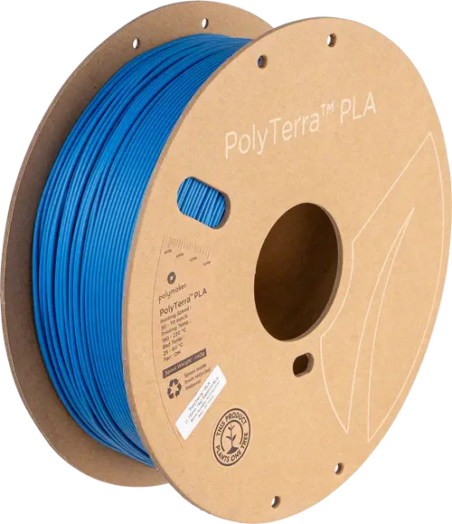 Bleu saphir - Polymaker PolyTerra PLA - 1,75 mm, 1 kg