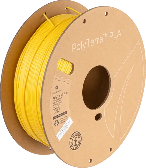 Jaune Savane - Polymaker PolyTerra PLA - 1,75 mm, 1 kg