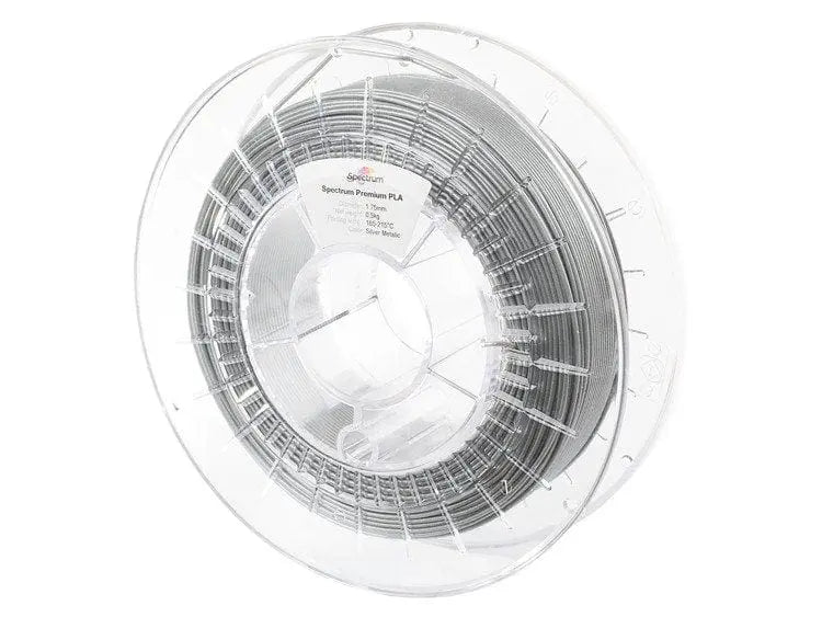 Filament PLA pailleté Spectrum métallisé argent - 1,75 mm, 0,5 kg
