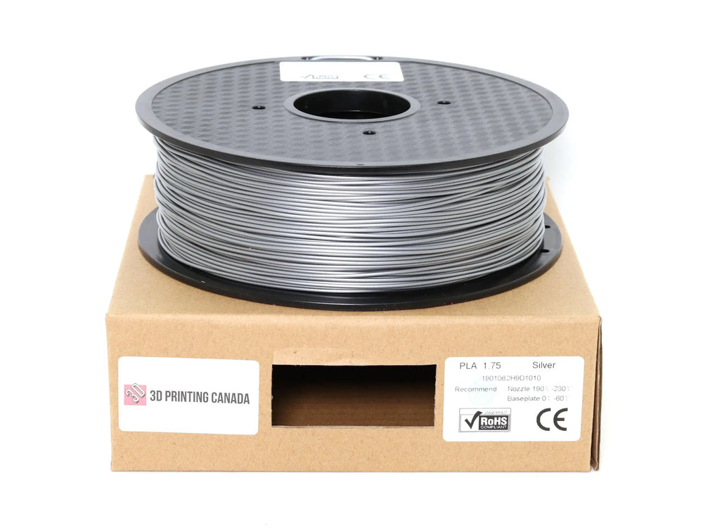 Argent - Filament PLA standard - 1,75 mm, 1 kg