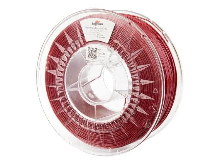 Rouge Étincelant - Filament PLA pailleté Spectrum - 1,75 mm, 1 kg