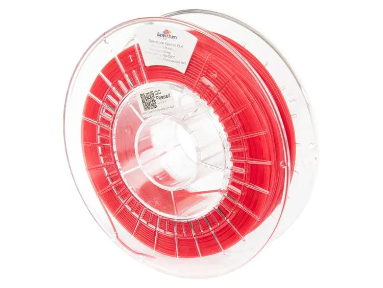 Rouge thermoactif - Filament spécial PLA Spectrum 1,75 mm - 0,5 kg