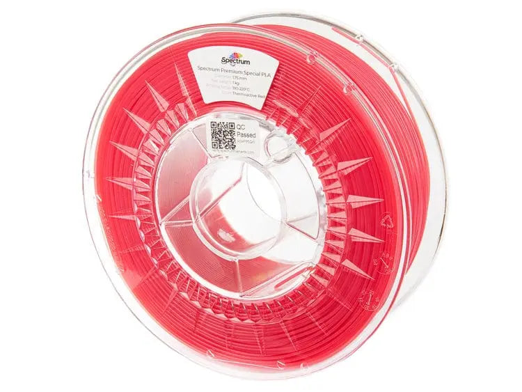 Rouge thermoactif - Filament spécial PLA Spectrum 1,75 mm - 1 kg