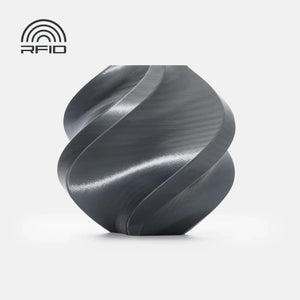 Filament PLA Silk+ Bambu Lab, gris titane, 1,75 mm, 1 kg