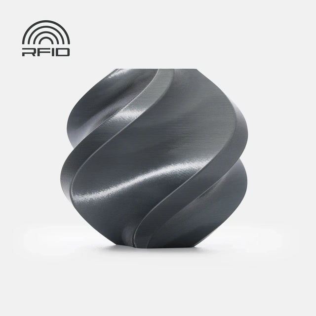 Titan Gray - Bambu Lab PLA Silk+ Filament - 1.75mm, 1kg Bambu Lab