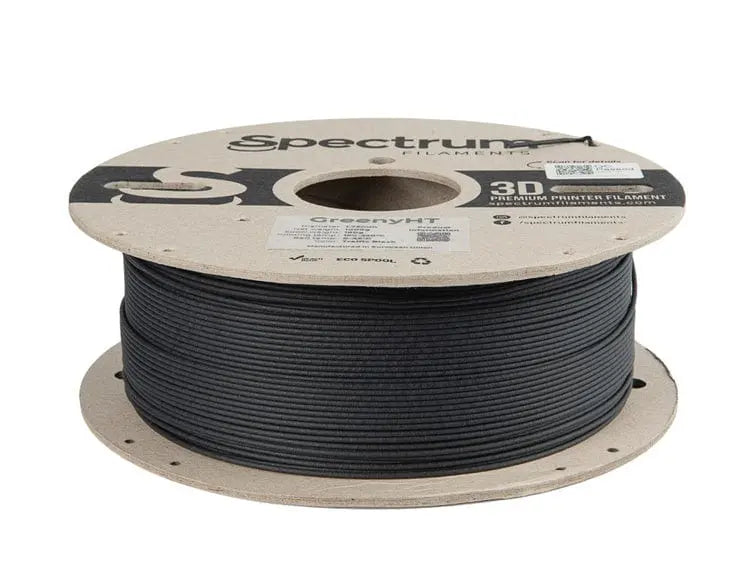 Traffic Black - Spectrum GreenyHT PLA Filament - 1.75mm, 1kg