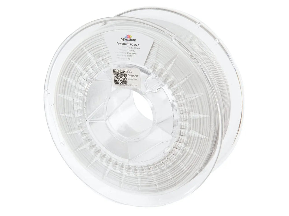 Traffic White - Filament Spectrum PC 275 - 1,75 mm, 1 kg