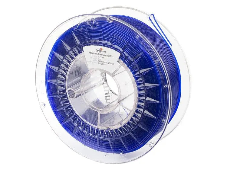 Transparent Blue - Filament PETG Spectrum - 1,75 mm, 1 kg