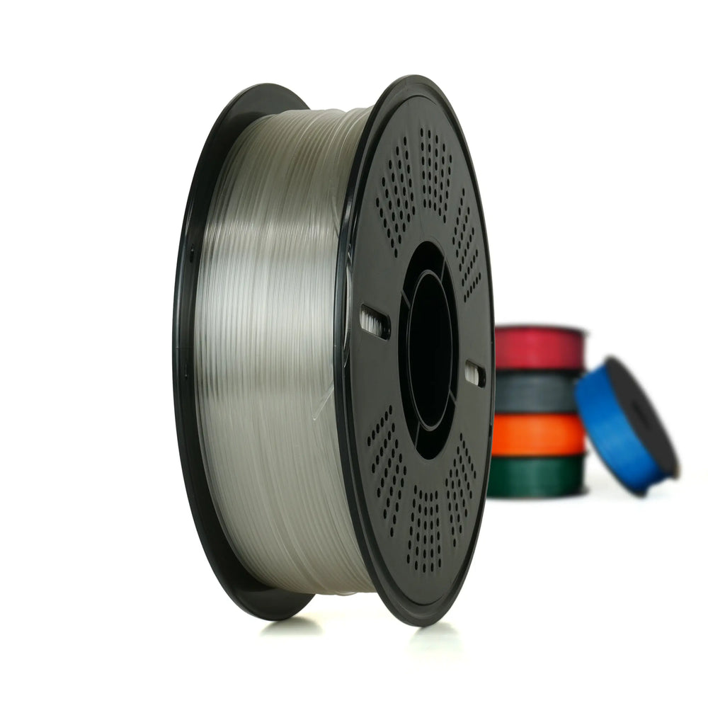 Transparent - Budget PETG Filament - 1.75mm, 1kg 3D Printing Canada