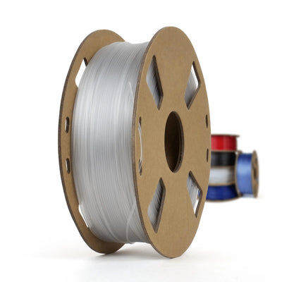 Natural/Transparent - Canadian-made PETG+ Filament - 1.75mm, 1kg