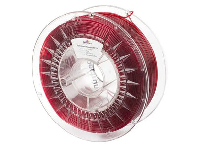 Transparent rouge - filament PETG Spectrum - 1,75 mm, 1 kg