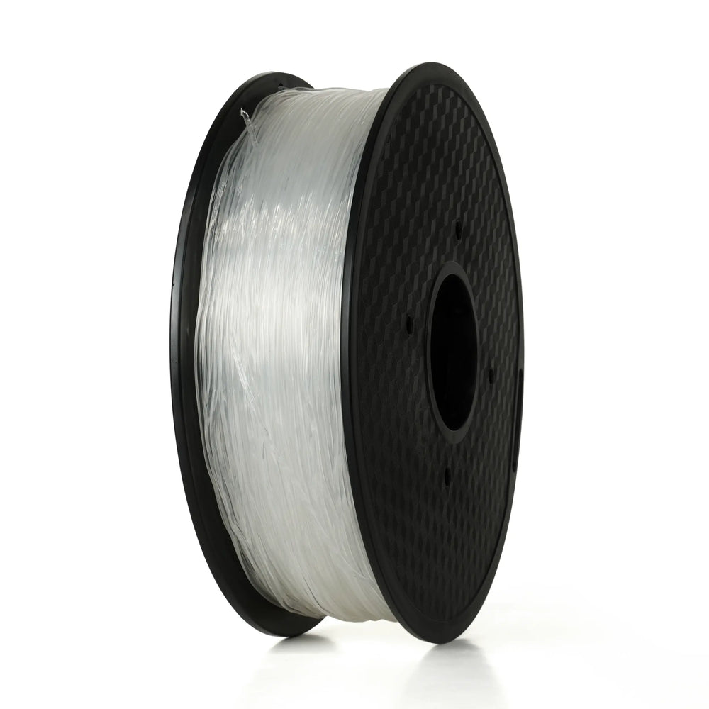 Transparent - Standard TPU Filament - 1.75mm, 1kg 3D Printing Canada