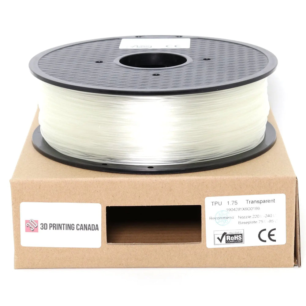 Transparent - Filament TPU standard - 1,75 mm, 1 kg