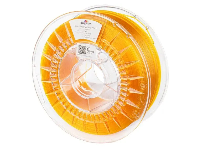 Transparent Jaune - Filament PCTG Premium Spectrum - 1,75 mm, 1 kg