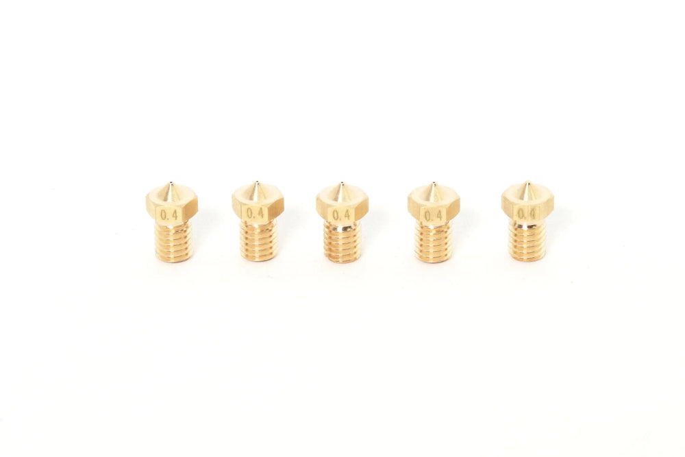 Buse en laiton de clone V6 E3D 1,75 mm-0,4 mm (lot de 5)