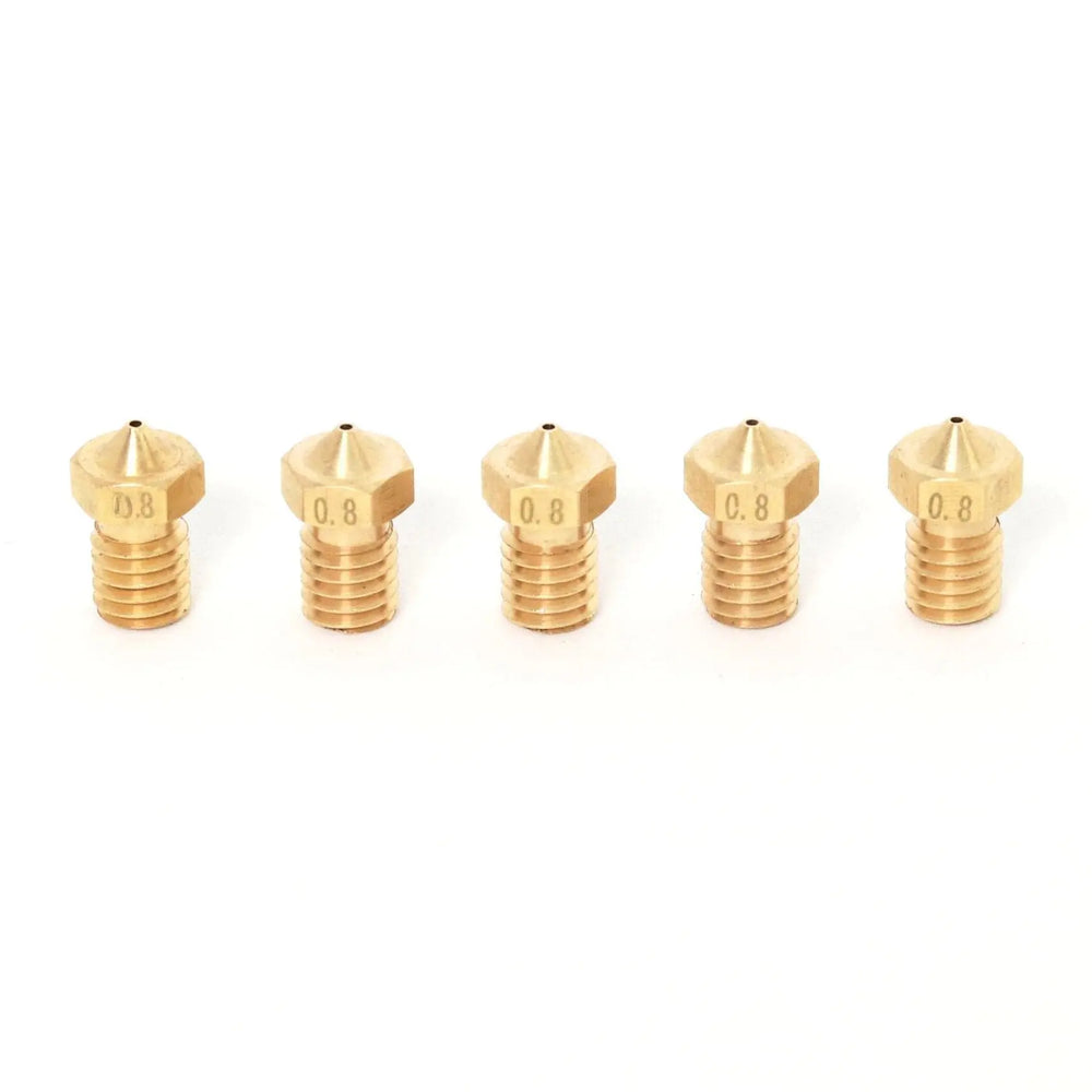 V6 E3D Clone Laiton Buse 1.75mm-0.8mm (Lot de 5)