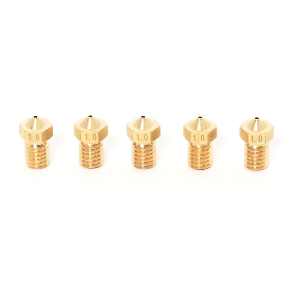 V6 E3D Clone Laiton Buse 1.75mm-1.0mm (Lot de 5)