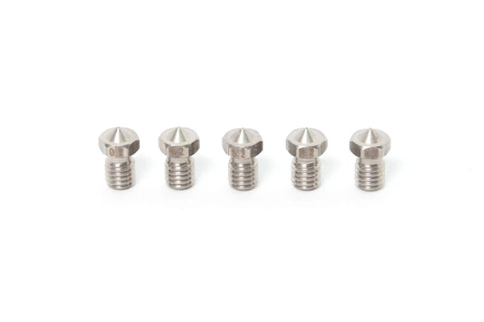 Buse en acier inoxydable V6 E3D Clone 1,75 mm-0,2 mm (lot de 5)