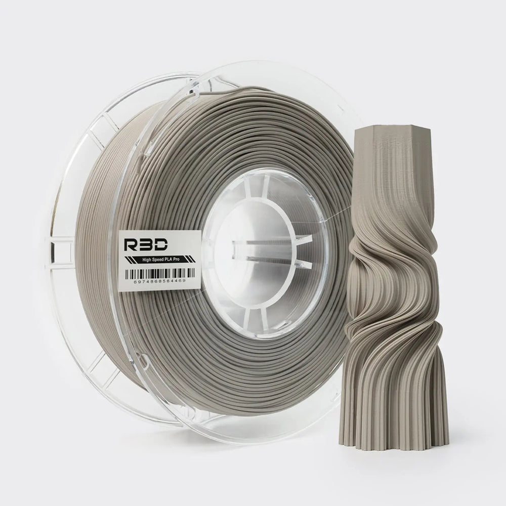 Warm Grey - R3D High Speed Matte PLA Filament - 1.75mm, 1kg R3D