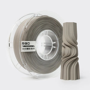 Filament PLA mat haute vitesse R3D, gris chaud, 1,75 mm, 1 kg