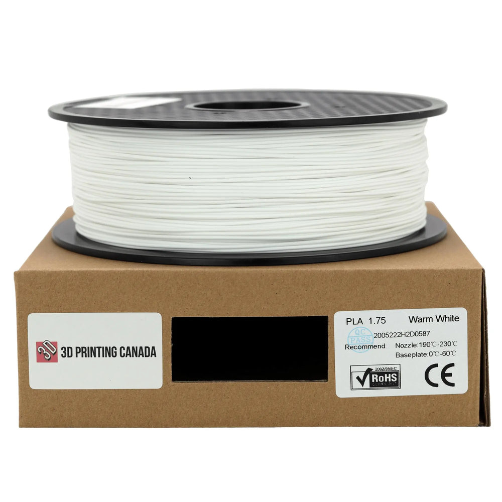 Blanc chaud - Filament PLA standard - 1,75 mm, 1 kg