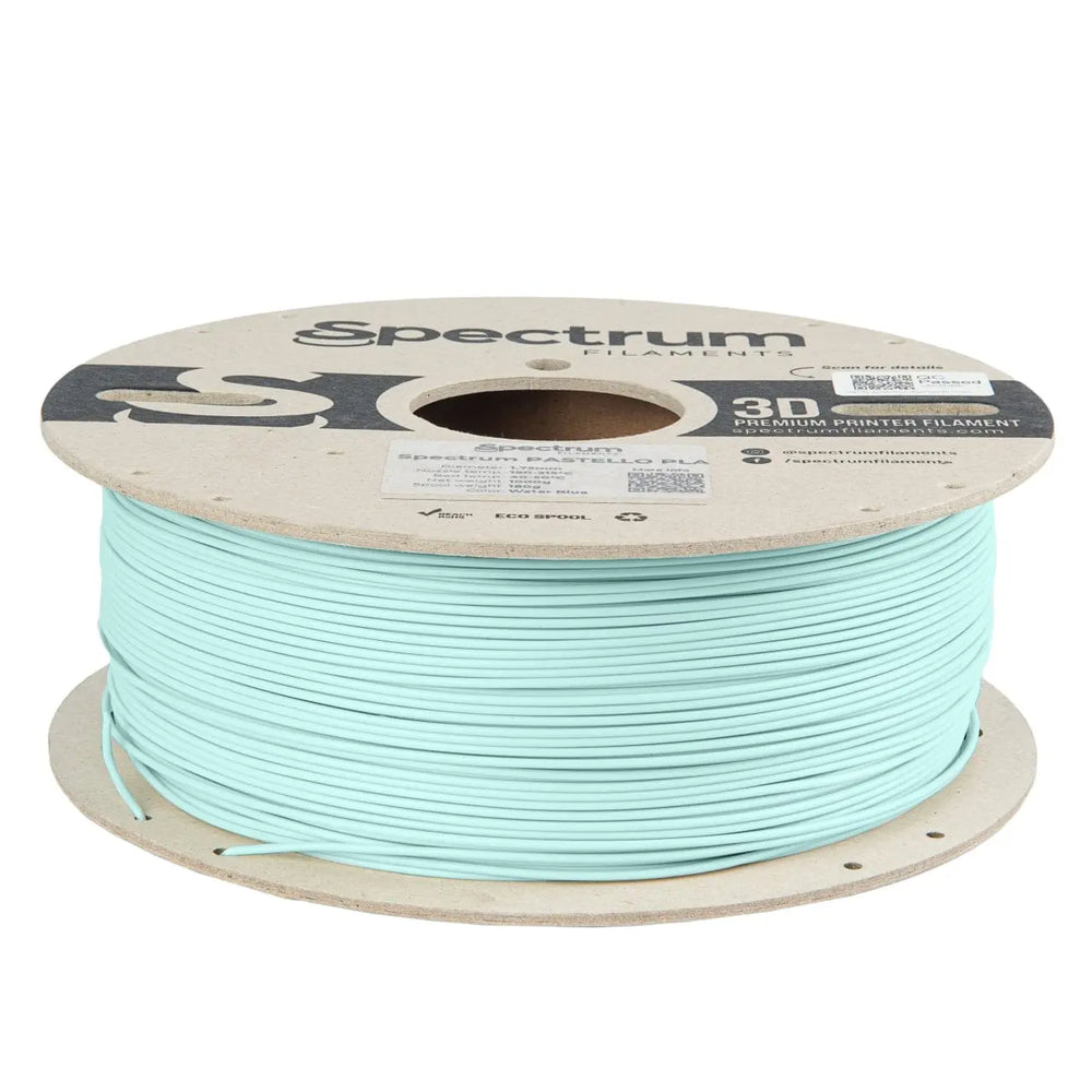 Water Blue - Spectrum Pastello PLA Filament - 1.75mm, 1kg