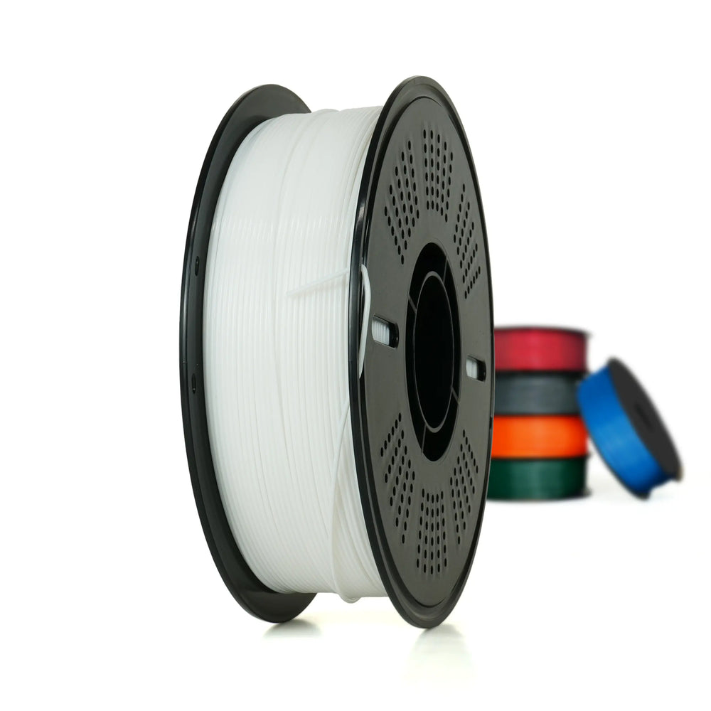 White - Budget PETG Filament - 1.75mm, 1kg 3D Printing Canada