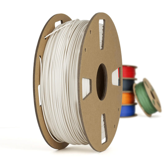 White - Canadian-made Matte PLA+ Filament - 1.75mm, 1 kg