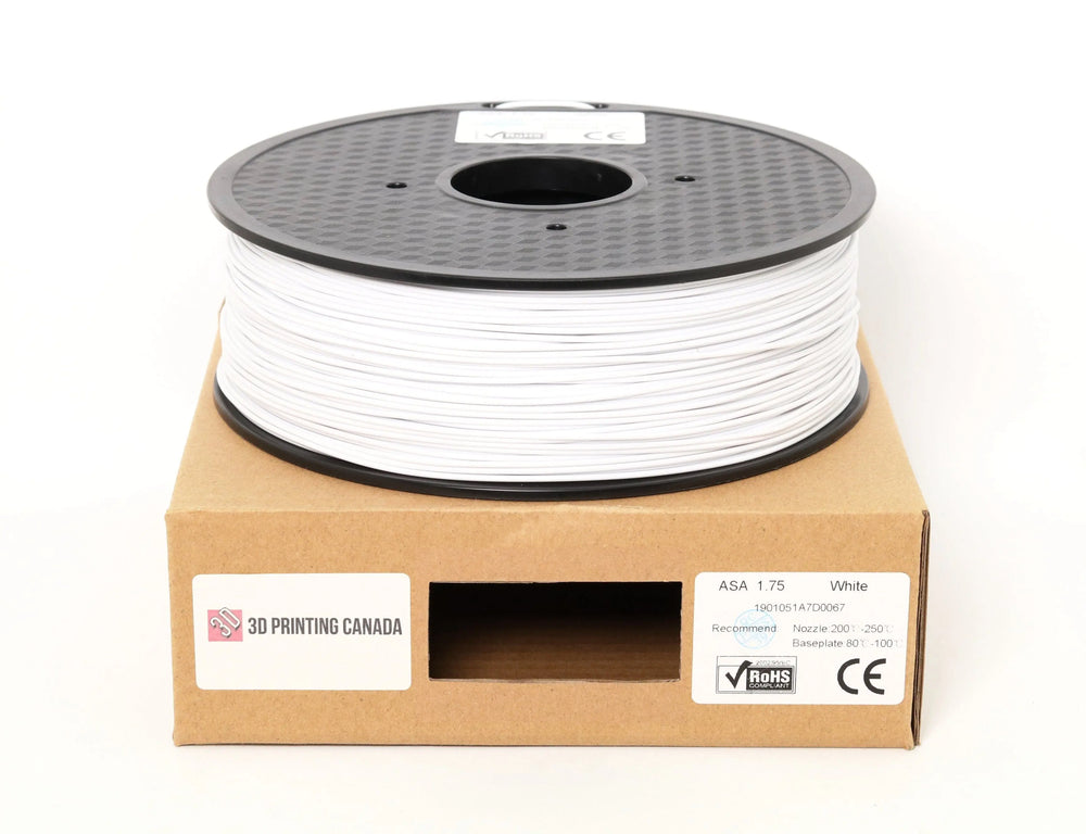 Blanc - Filament ASA standard - 1,75 mm, 1 kg