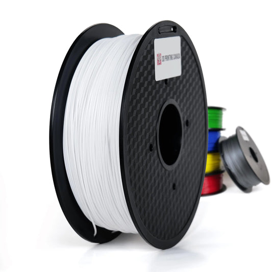 White - Standard PETG Filament - 1.75mm, 1kg