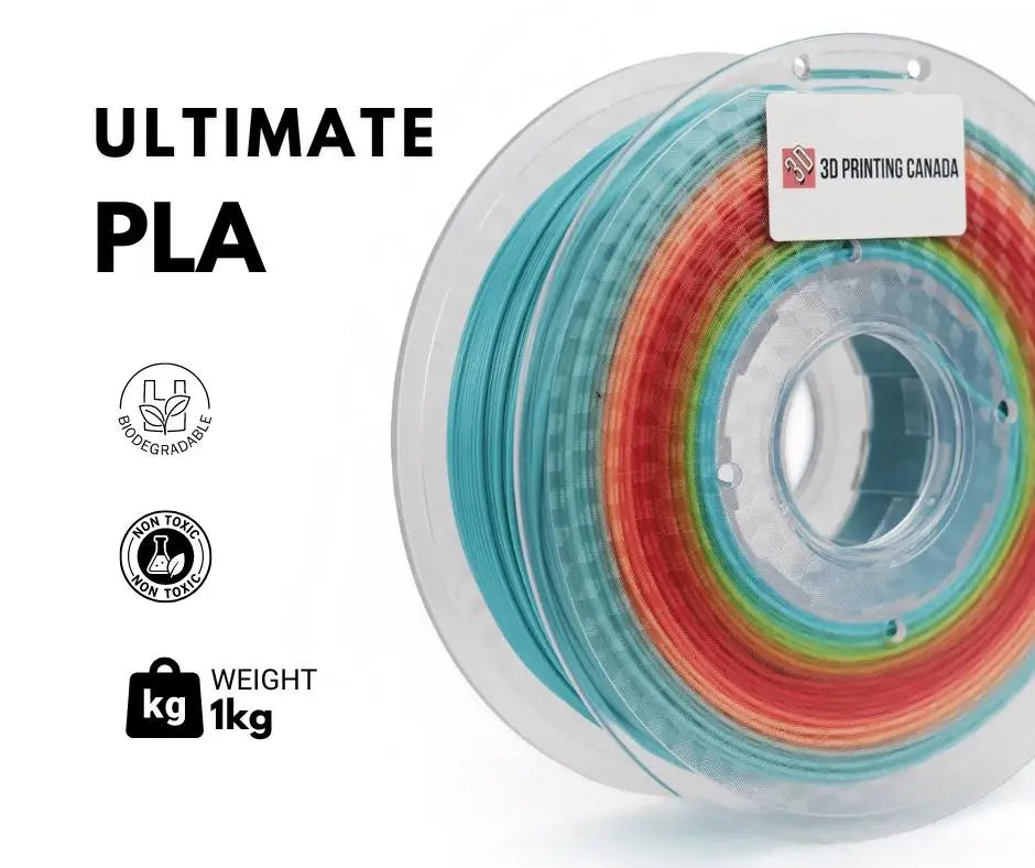 Blanc - Filament UltiMate PLA+ fabriqué au Canada - 2,85 mm, 1 kg