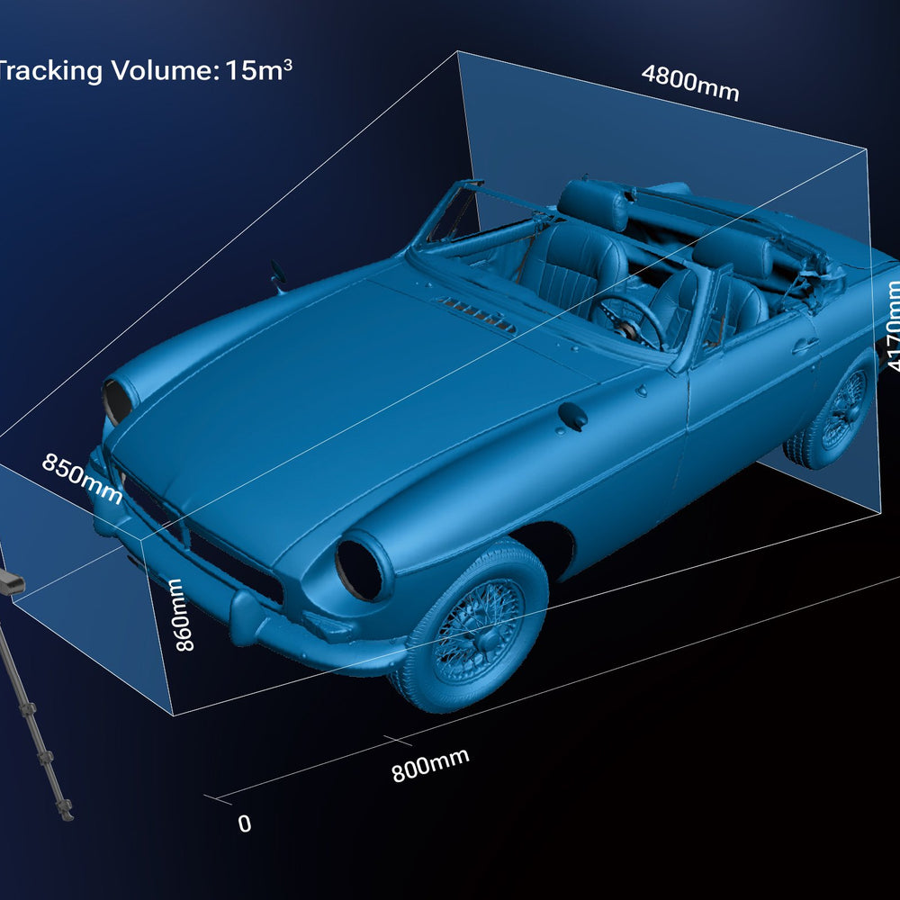 EinScan Trak Wireless Freedom, Higher Efficiency