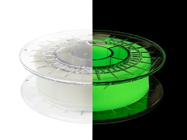 Jaune-Vert - 1.75mm Spectrum PET-G Glow in the Dark Filament - 1 kg