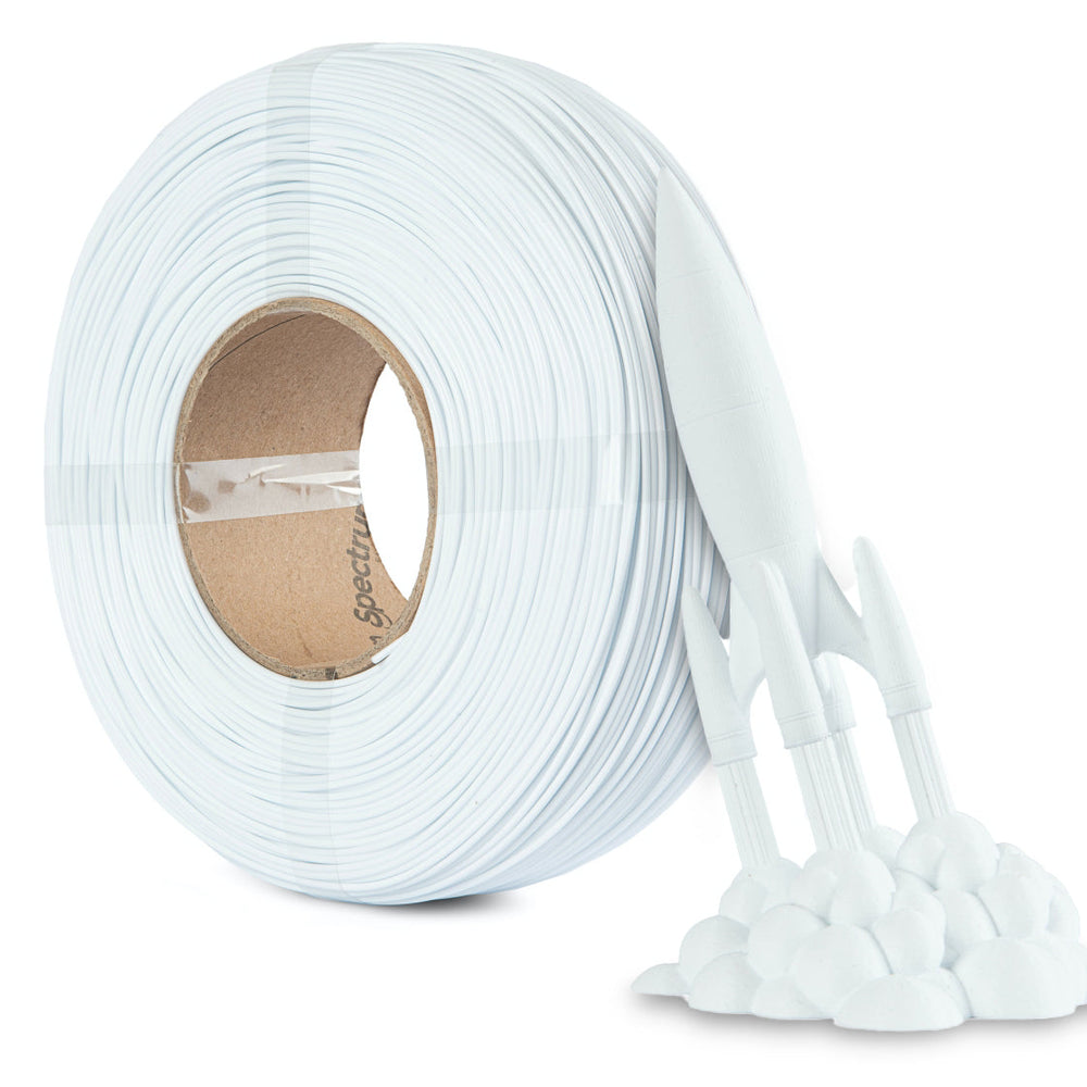 Arctic White - Spectrum Premium PLA Filament High Speed Refill - 1.75mm, 1kg Spectrum Filaments