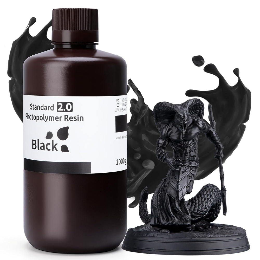ELEGOO Standard 2.0 Resin 1000G - Black ELEGOO