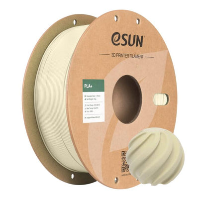 Bone White - eSun PLA+ Filament - 1.75mm, 1kg