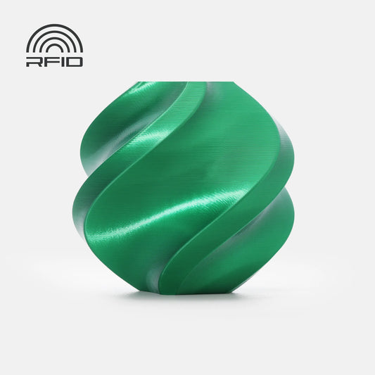 Candy Green - Bambu Lab PLA Silk+ Filament - 1.75mm, 1 kg