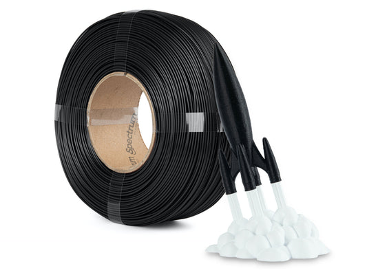 Deep Black - Spectrum Premium PLA Filament High Speed Refill - 1.75mm, 1kg