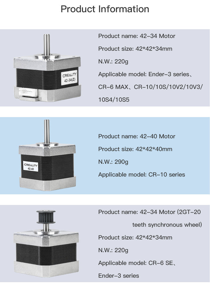 Official Creality 42-48 Stepper Motor