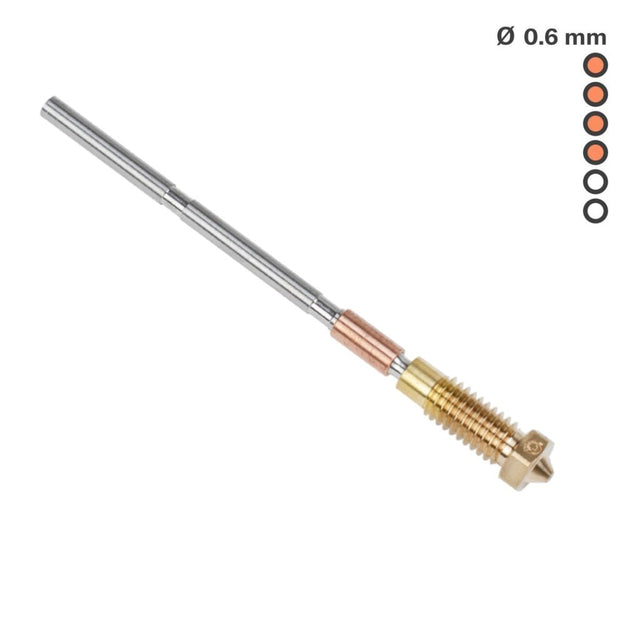 Prusa Nozzle - Brass CHT - 0.6mm Prusa