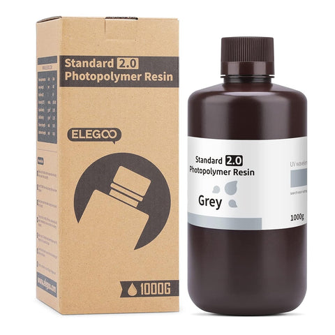 Elegoo - Résine UV Standard 2.0 - Gris (Grey) - 1kg