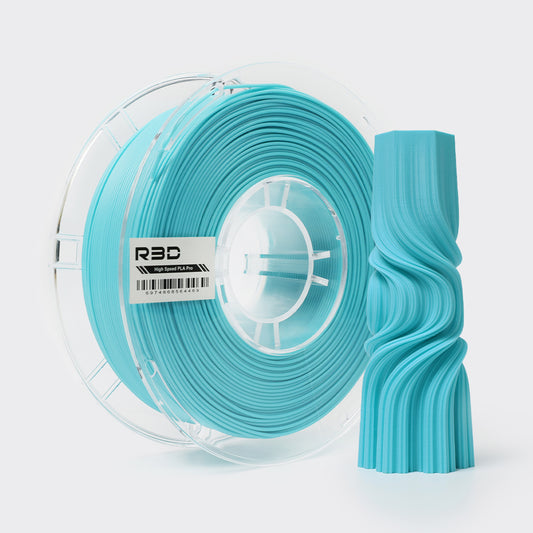 Ice Blue - R3D High Speed Matte PLA Filament - 1.75mm, 1kg