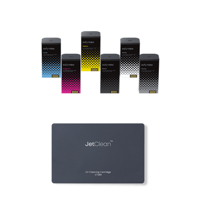 Kit de cartouches d’encre et de nettoyage eufyMake pour imprimante UV E1 (ensemble complet)
