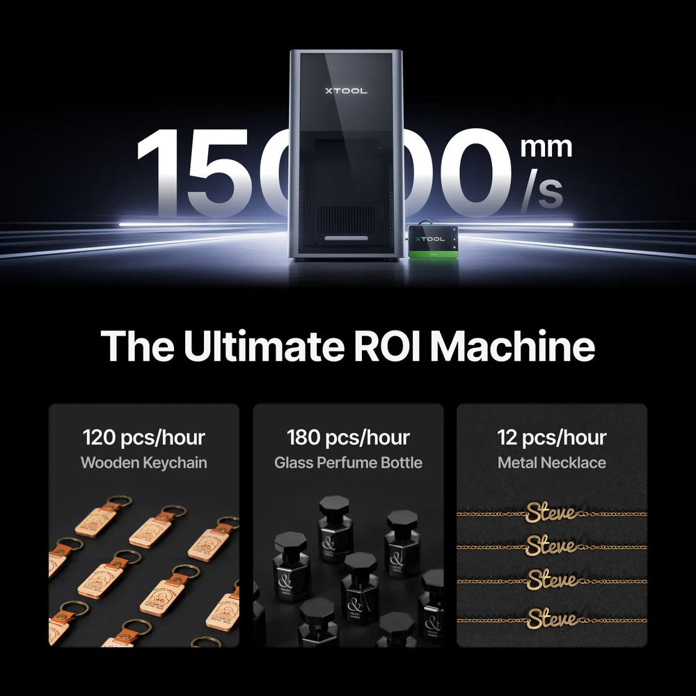 xTool F2 Ultra 60W MOPA & 40W Diode Dual Laser Engraver 3D Printing Canada