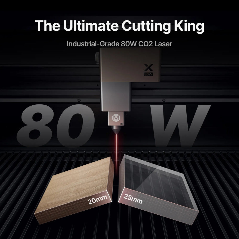 xTool P3 80W CO2 Laser Cutter with Intelligent Automation xTool