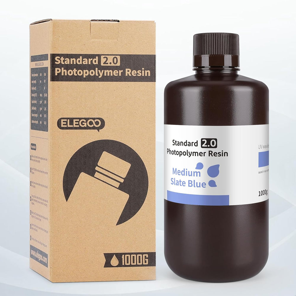 ELEGOO Standard 2.0 Resin 1000G - Medium Slate Blue ELEGOO
