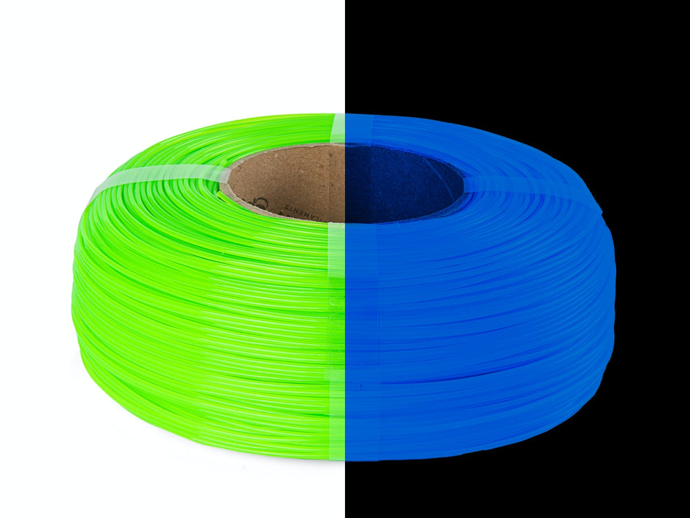Neon Green UV - Spectrum Premium PLA Filament High Speed Refill - 1.75mm, 1kg Spectrum Filaments