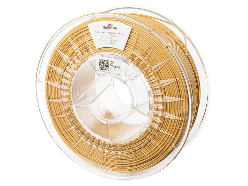 Beige - Spectrum PETG Filament - 1.75mm, 1kg Spectrum Filaments