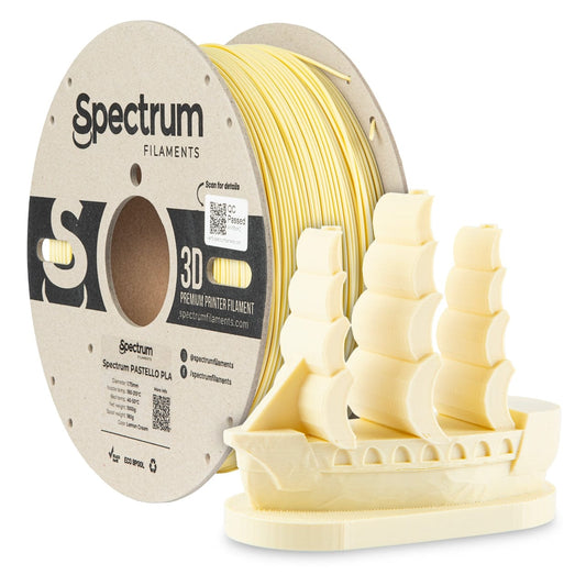 Lemon Cream - 1.75mm Spectrum Pastello PLA - 1 kg