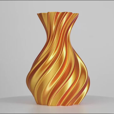 Rouge/Or - Filament PLA standard à double couleur, aspect soyeux - 1,75 mm, 1 kg